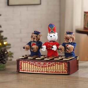 bandstand bears from Mr. christmas